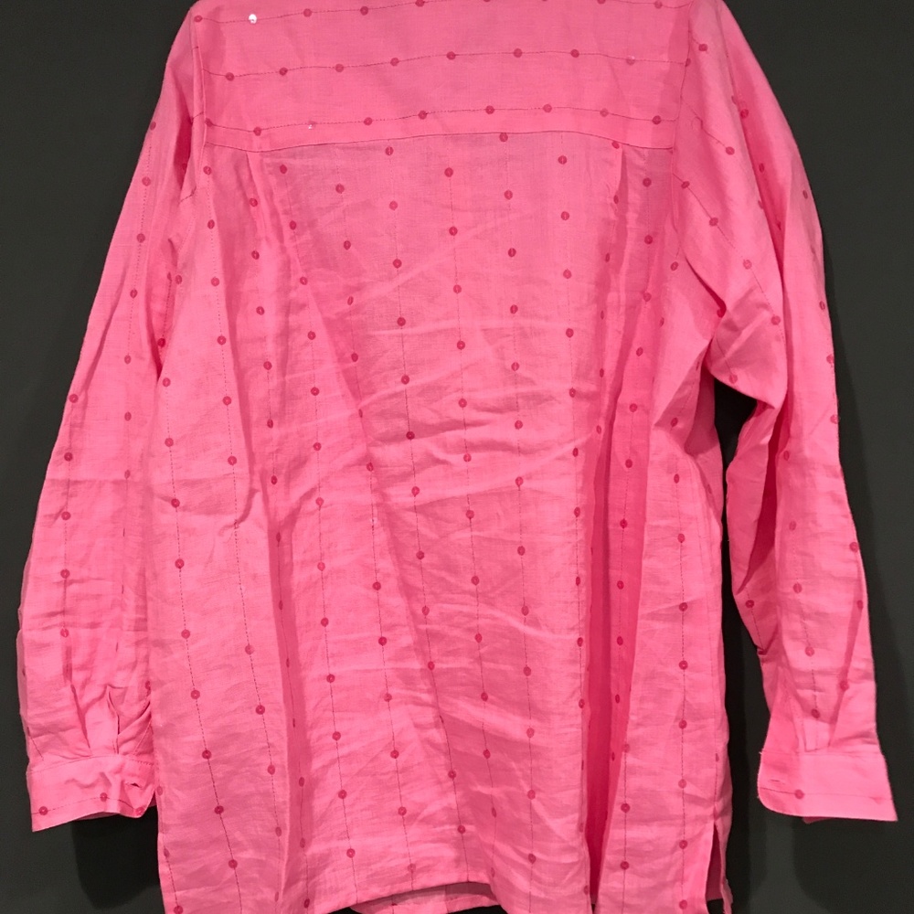 Pink Button Up - Picture 2 of 2
